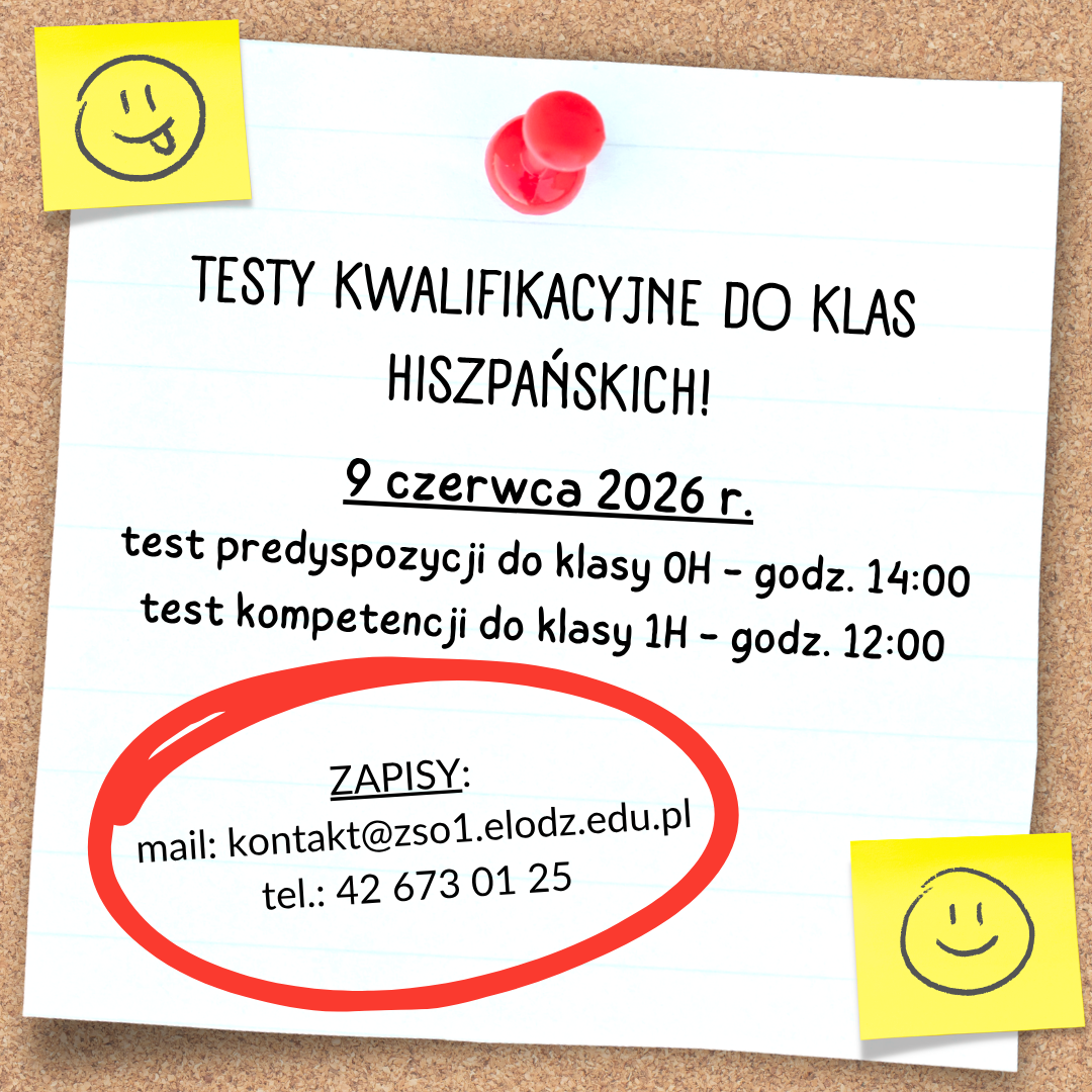 Testy kwalifikacyjne do klas hiszpańskich – 9 czerwca